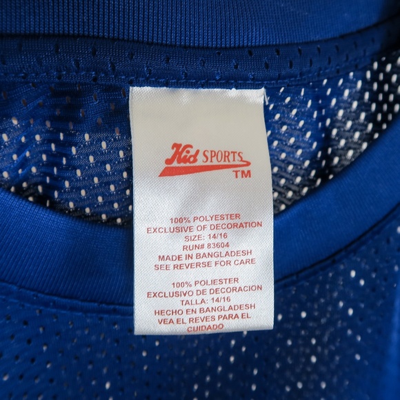 KU Jayhawks Football Jersey Crop Top - Picture 9 of 9